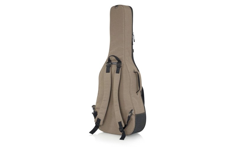 GATOR GT-ACOUSTIC-TAN - усиленный чехол для акустических гитар, цвет бежевый