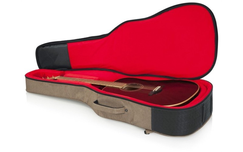 GATOR GT-ACOUSTIC-TAN - усиленный чехол для акустических гитар, цвет бежевый