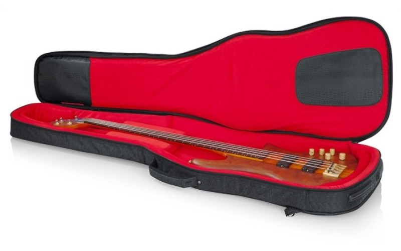 GATOR GT-BASS-BLK - усиленный нейлоновый чехол для бас-гитар, цвет черный