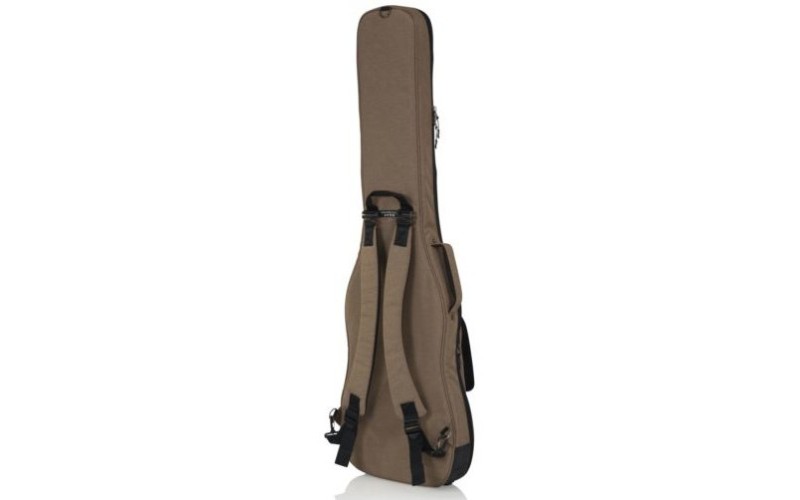 GATOR GT-BASS-TAN - усиленный нейлоновый чехол для бас-гитар, цвет бежевый