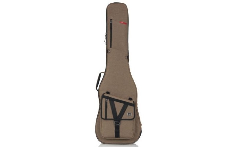GATOR GT-BASS-TAN - усиленный нейлоновый чехол для бас-гитар, цвет бежевый
