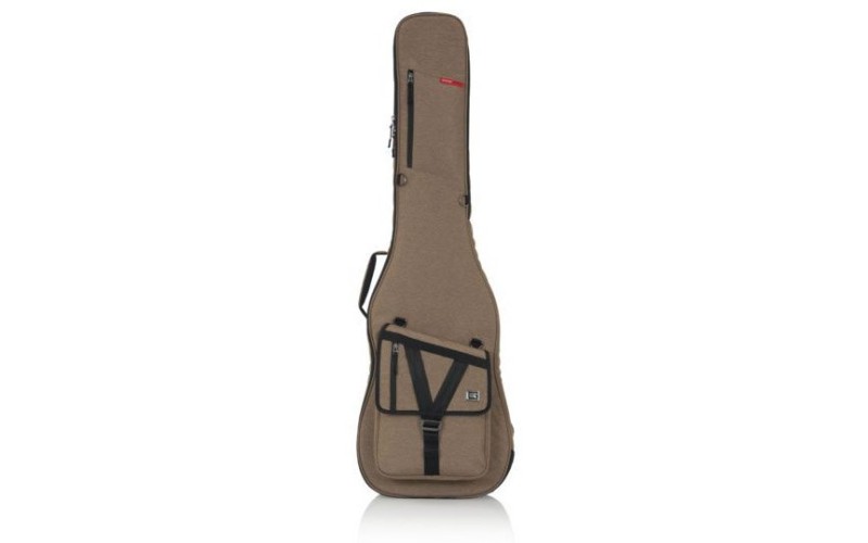 GATOR GT-BASS-TAN - усиленный нейлоновый чехол для бас-гитар, цвет бежевый