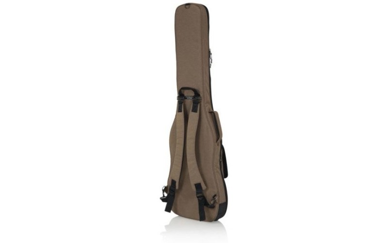 GATOR GT-BASS-TAN - усиленный нейлоновый чехол для бас-гитар, цвет бежевый