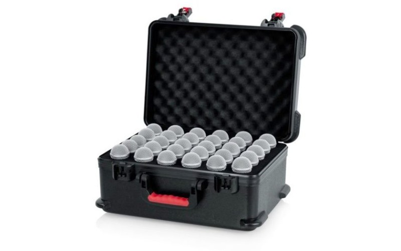 GATOR GTSA-MIC30 - пластиковый кейс для 30 проводных микрофонов