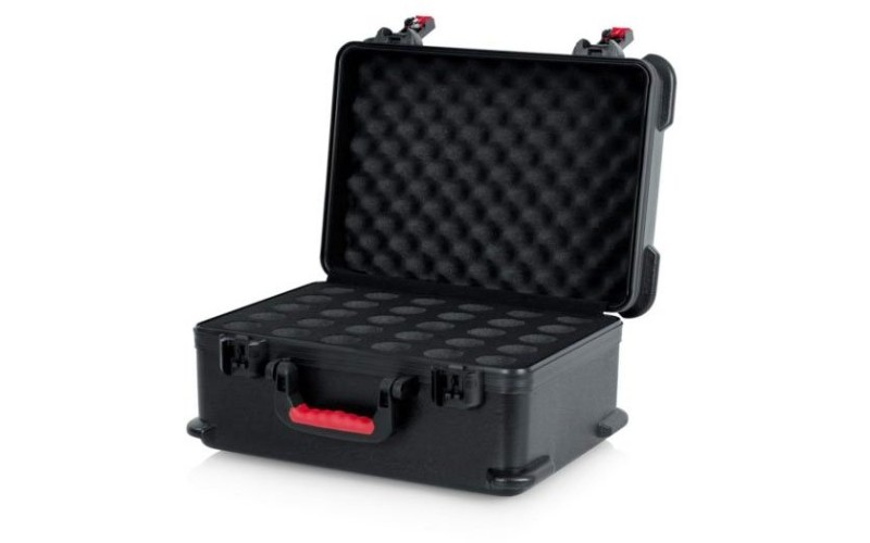 GATOR GTSA-MIC30 - пластиковый кейс для 30 проводных микрофонов