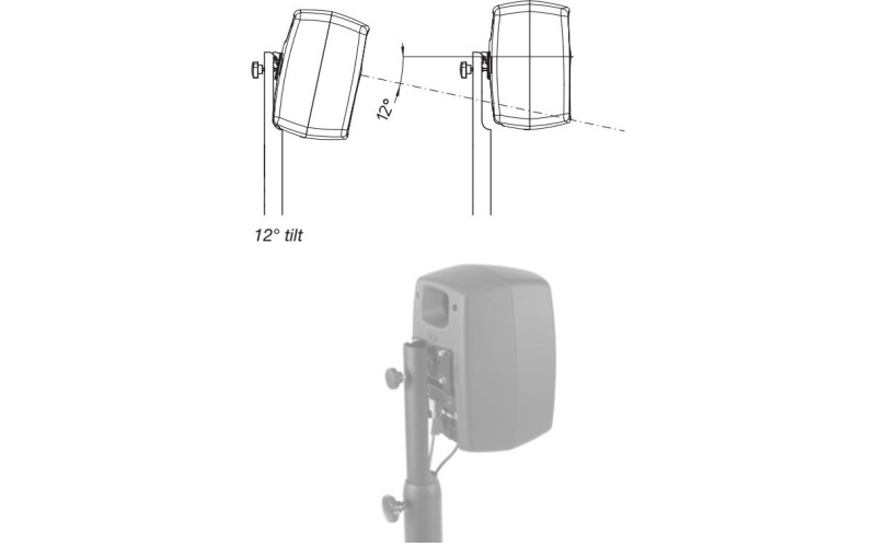 Genelec 8000-400 напольная стойка для мониторов 8040-8050, 8340-8350, 8341-8351