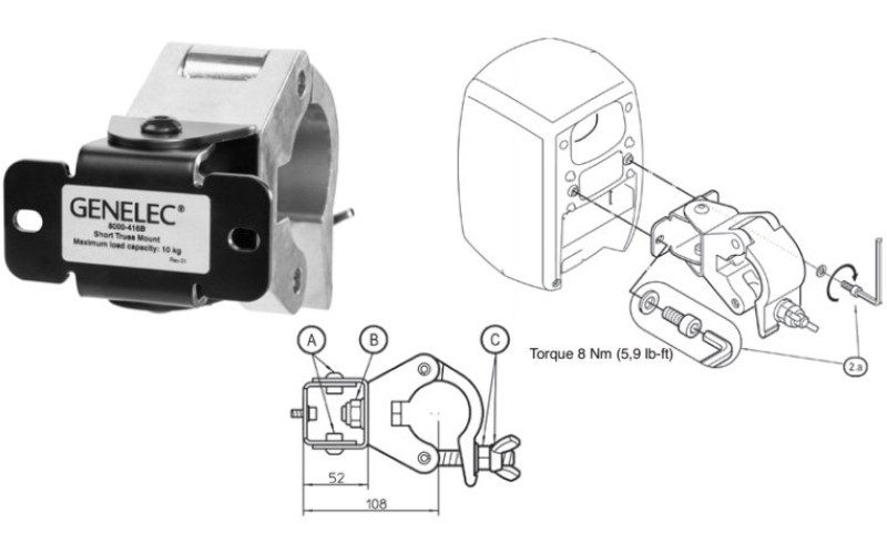 Genelec 8000-416C крепление на ферму для мониторов