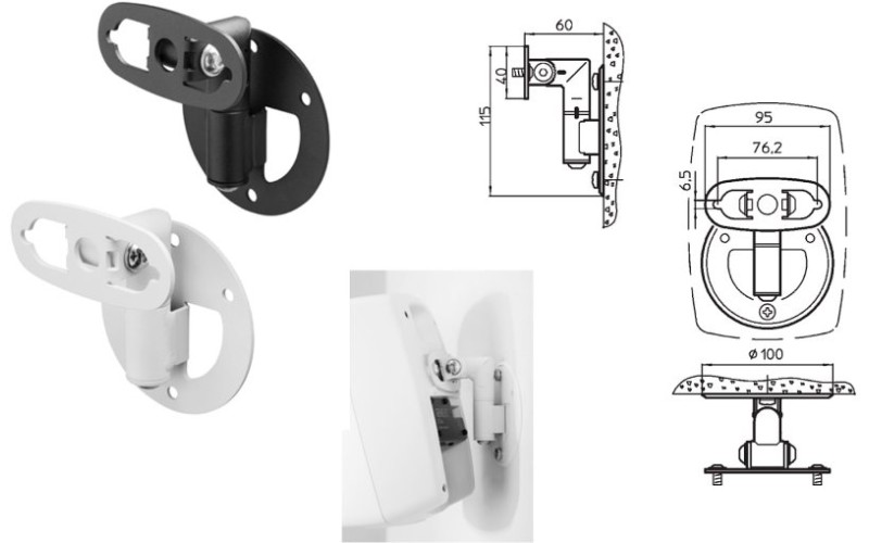 Genelec 8000-422W настенное крепление для мониторов 8010-8030, 8320-8330, 8331, 4010-4030