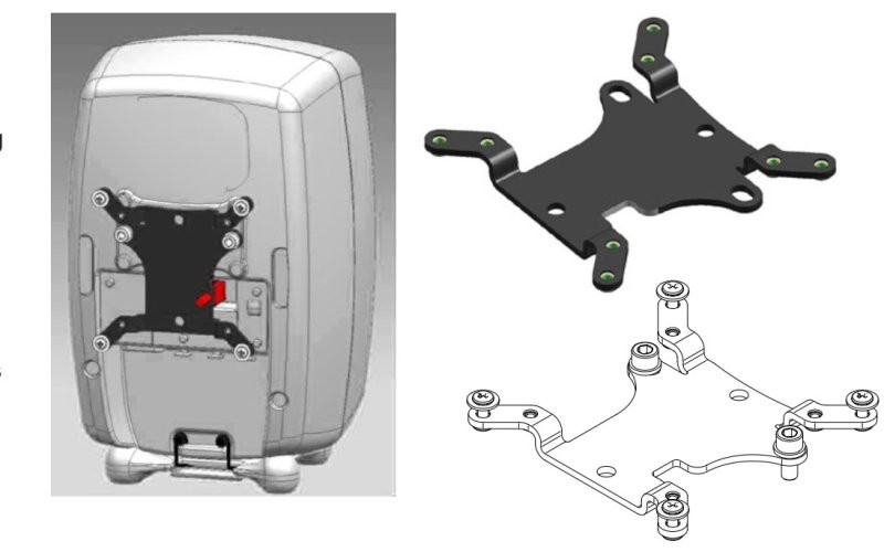Genelec 8000-437B адаптер для мониторов