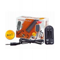GH KQ-2 Звукосниматель (пьезодатчик) для скрипки, гитары и укулеле фиксация датчика двусторонним ско
