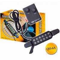 GH QH-6A Звукосниматель (пьезодатчик) для акустической гитары, регулировка громкости и тона