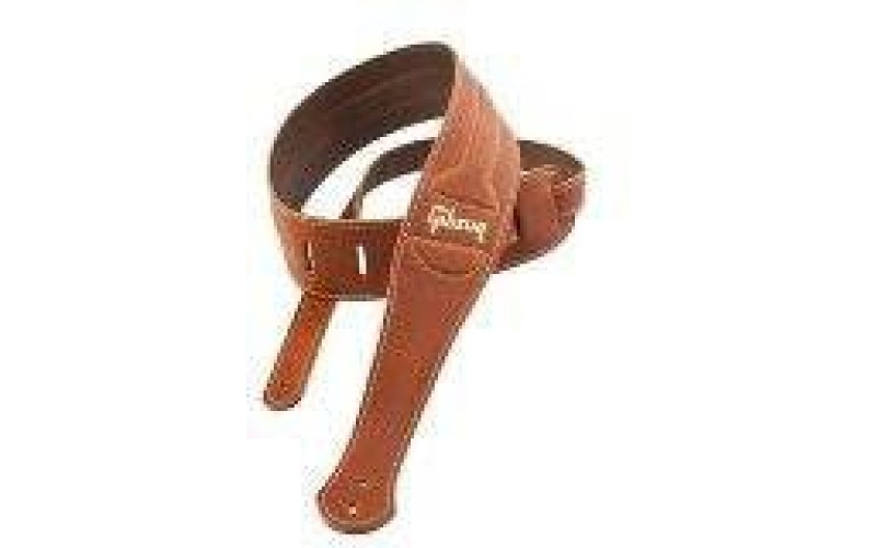 GIBSON ASCL-BRN THE CLASSIC - BROWN LEATHER W/SUEDE BACK кожаный ремень
