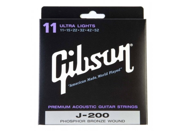 GIBSON SAG-J200 PREMIUM PHOS BRONZE .013-.056 струны для акустической гитары