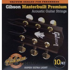 GIBSON SAG-MB10 MASTERBUILT PHOSPHOR BR .010-.047 струны для акустической гитары