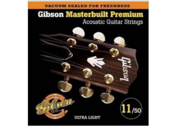 GIBSON SAG-MB11 MASTERBUILT PHOSPHOR BR .011-.050 струны для акустической гитары