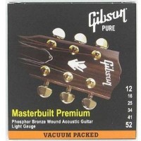 GIBSON SAG-MB12 MASTERBUILT PHOSPHOR BR .012-.052 струны для акустической гитары