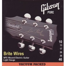 GIBSON SEG-700L BRITE WIRES NPS WOUND .010-.046 струны для электрогитары