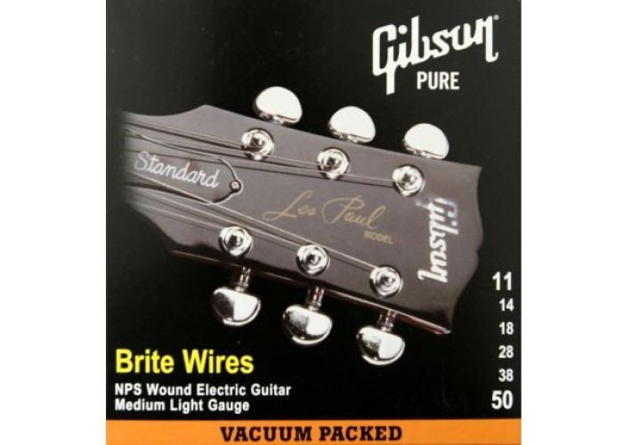 GIBSON SEG-700ML BRITE WIRES NPS WOUND .011-.050 струны для электрогитары