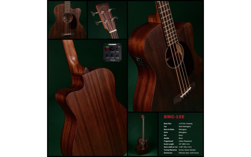 SIGMA BMC-15E - электроакустическая бас-гитара