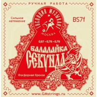 Господин Музыкант BS7F Комплект струн для балалайки-секунда (сталь+ф/б)