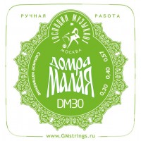 Господин Музыкант DM-30 Студент Комплект струн для Домры Малой (Сталь+Латунь)