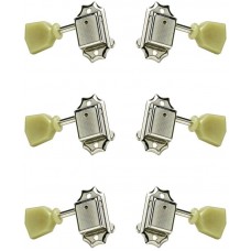 Gotoh SD90-HAPM-SL-N-L3+R3 Колки для гитары 3+3, локовые, никель