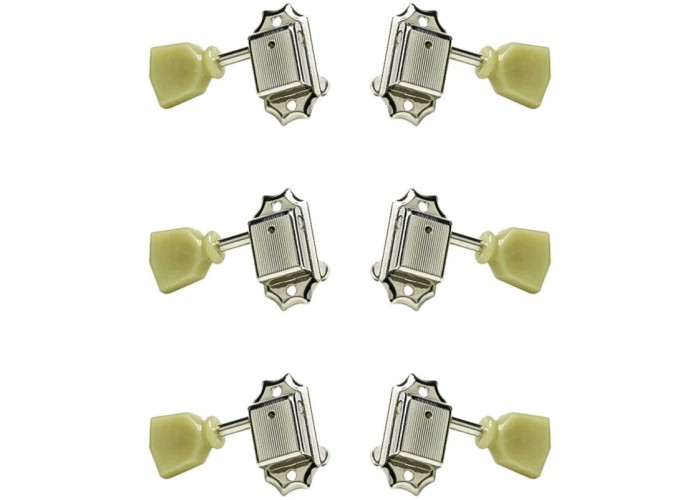 Gotoh SD90-HAPM-SL-N-L3+R3 Колки для гитары 3+3, локовые, никель
