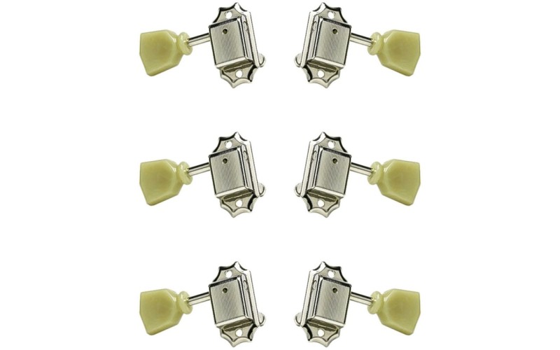 Gotoh SD90-HAPM-SL-N-L3+R3 Колки для гитары 3+3, локовые, никель