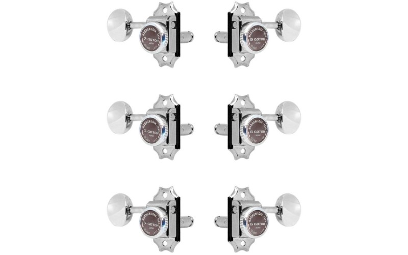 Gotoh SD90-MGT-05M-N-L3+R3 Колки для гитары 3+3, локовые, никель