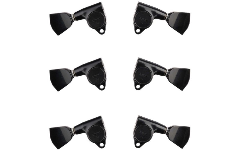 Gotoh SG301-04-B-L3+R3 Колки для гитары 3+3, черные