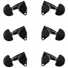 Gotoh SG301-20-B-L3+R3 Колки для гитары 3+3, черные