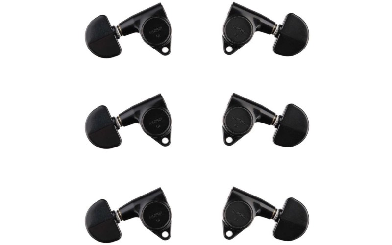 Gotoh SG301-20-B-L3+R3 Колки для гитары 3+3, черные