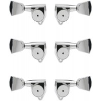 Gotoh SG301-HAPM-04-C-L3+R3 Колки для гитары 3+3, локовые, хром
