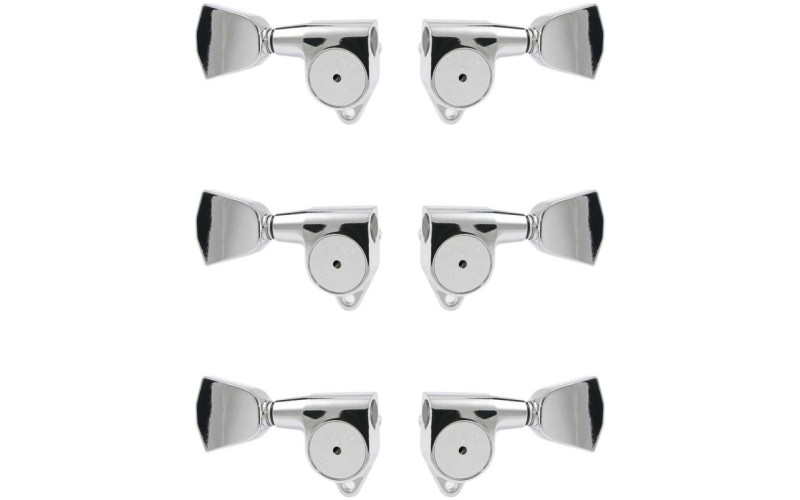 Gotoh SG301-HAPM-04-C-L3+R3 Колки для гитары 3+3, локовые, хром