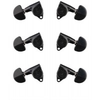 Gotoh SG301-HAPM-20-B-L3+R3 Колки для гитары 3+3, локовые, черные