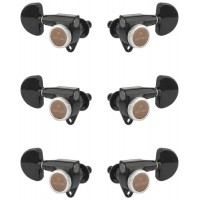 Gotoh SG301-MGT-20-B-L3+R3 Колки для гитары 3+3, локовые, черные