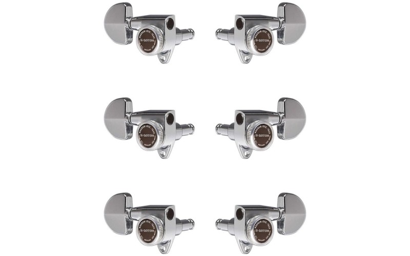 Gotoh SG301-MGT-20-C-L3+R3 Колки для гитары 3+3, локовые, хром