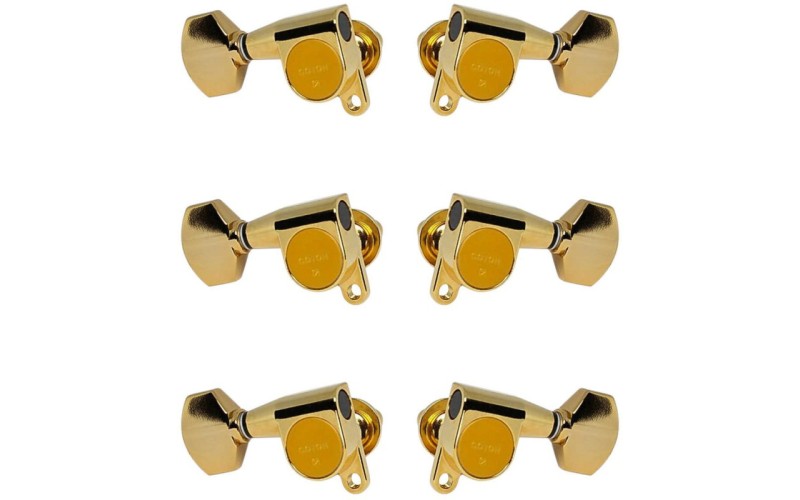 Gotoh SG360-07-GG-L3+R3 Колки для гитары 3+3, золото