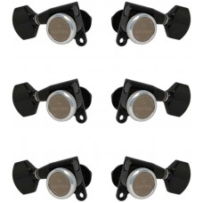 Gotoh SG360-MGT-07-B-L3+R3 Колки для гитары 3+3, локовые, черные