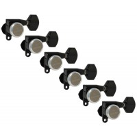 Gotoh SG360-MGT-07-B-L6 Колки для гитары 6л, локовые, черные