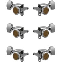 Gotoh SG360-MGT-07-C-L3+R3 Колки для гитары 3+3, локовые, хром