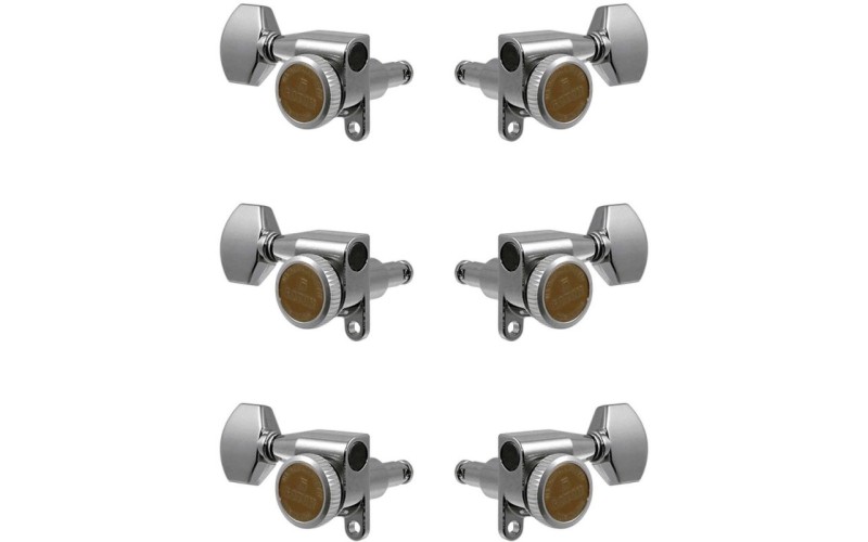 Gotoh SG360-MGT-07-C-L3+R3 Колки для гитары 3+3, локовые, хром