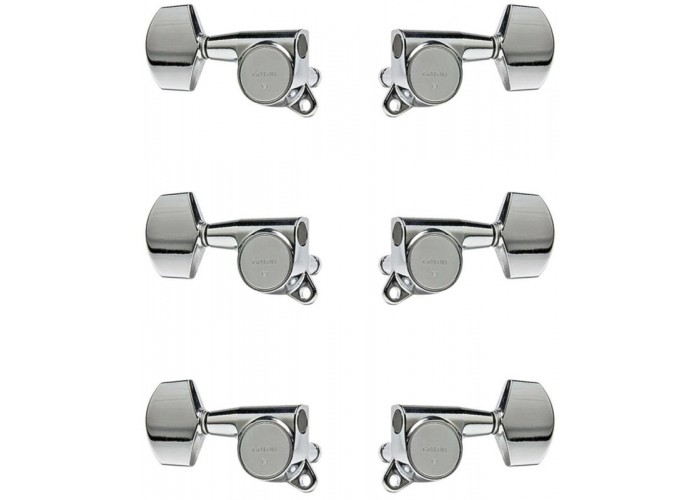 GOTOH SG381-01-C-L3+R3 Колки для гитары 3+3, хром
