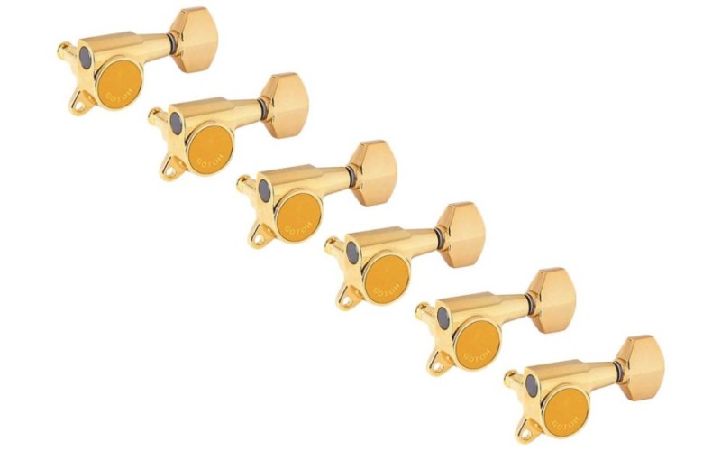 GOTOH SG381-07-GG-L6 Колки для гитары 6л, золото