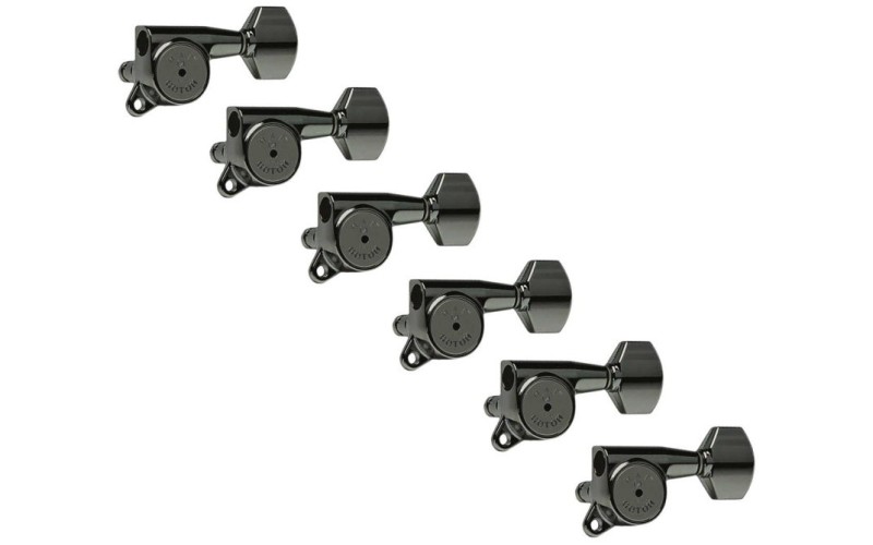 GOTOH SG381-HAPM-07-B-L6 Колки для гитары 6л, локовые, черные