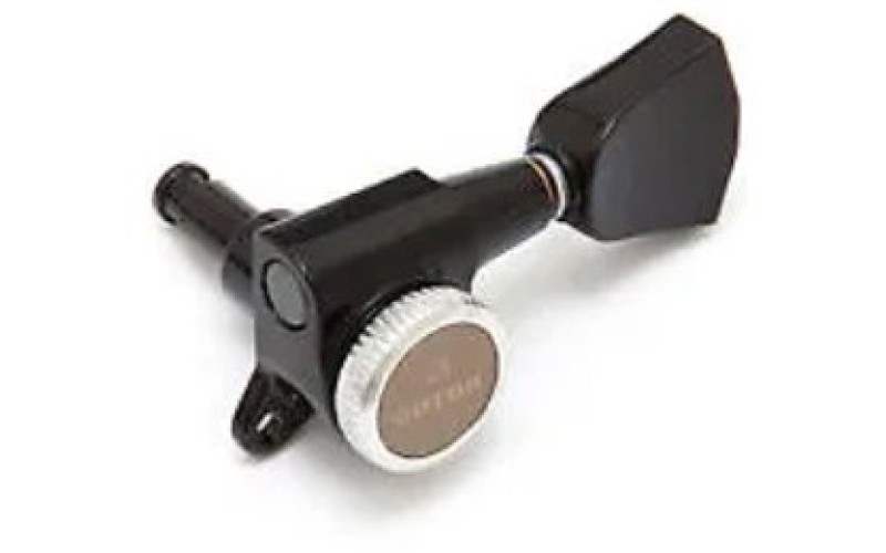 GOTOH SG381-MGT-04-B-L3+R3 Колки для гитары 3+3, локовые, черные