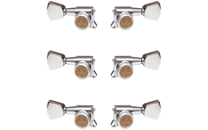 GOTOH SG381-MGT-04-C-L3+R3 Колки для гитары 3+3, локовые, хром