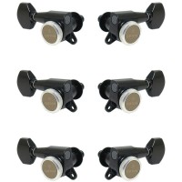 GOTOH SG381-MGT-07-B-L3+R3 Колки для гитары 3+3, локовые, черные