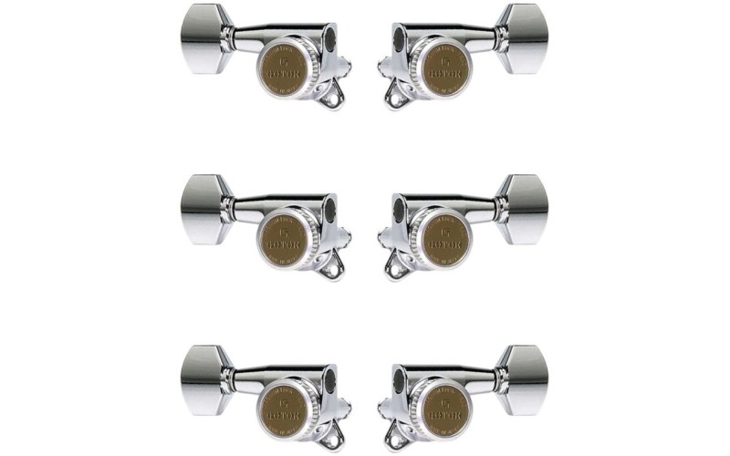 GOTOH SG381-MGT-07-C-L3+R3 Колки для гитары 3+3, локовые, хром
