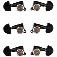 GOTOH SG381-MGT-20-B-L3+R3 Колки для гитары 3+3, локовые, черные